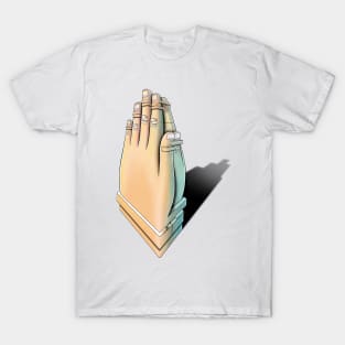 Hugging Prayer Hands T-Shirt